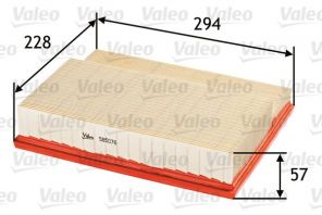 Valeo 585076 - Vzduchový filter