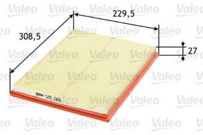 Valeo 585088 - Vzduchový filter