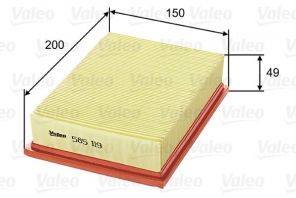 Valeo 585119 - Vzduchový filter