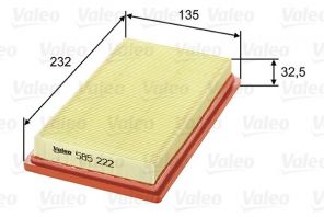 Valeo 585222 - Vzduchový filter