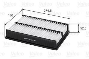 Valeo 585236 - Vzduchový filter