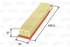 Valeo 585247 - Vzduchový filter