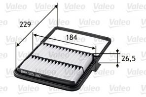 Valeo 585287 - Vzduchový filter