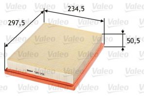 Valeo 585291 - Vzduchový filter