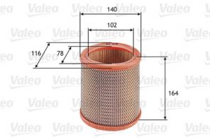 Valeo 585602 - Vzduchový filter