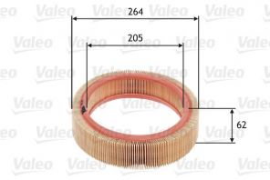 Valeo 585607 - Vzduchový filter