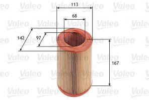 Valeo 585623 - Vzduchový filter