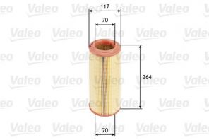 Valeo 585626 - Vzduchový filter