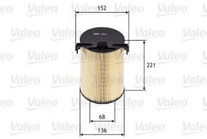 Valeo 585652 - Vzduchový filter