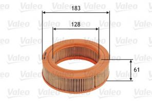 Valeo 585656 - Vzduchový filter