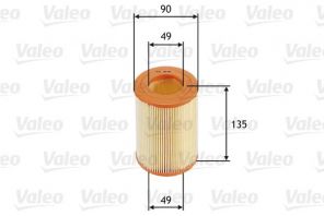 Valeo 585681 - Vzduchový filter