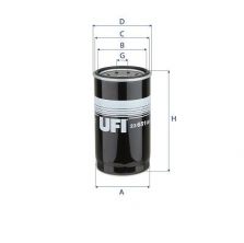 UFI 23.651.00 - Olejový filter