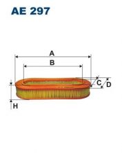 Filtron AE 297 - Vzduchový filter -