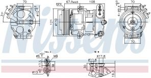 Nissens 890663 - Kompresor -