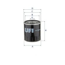 UFI 23.752.00 - Olejový filter