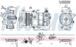 Nissens 890786 - Kompresor -