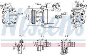 Nissens 890950 - Kompresor -