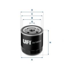UFI 23.103.00 - Olejový filter