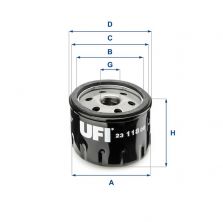 UFI 23.118.00 - Olejový filter