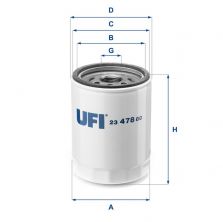 UFI 23.478.00 - Olejový filter