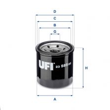 UFI 23.585.00 - Olejový filter
