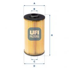 UFI 25.038.00 - Olejový filter