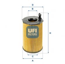 UFI 25.141.00 - Olejový filter