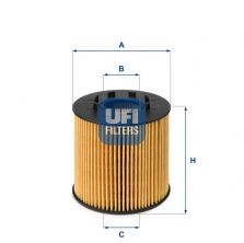 UFI 25.033.00 - Olejový filter