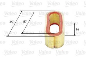 Valeo 585643 - Vzduchový filter
