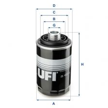 UFI 23.493.00 - Olejový filter