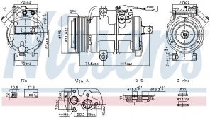 Nissens 891060 - Kompresor -