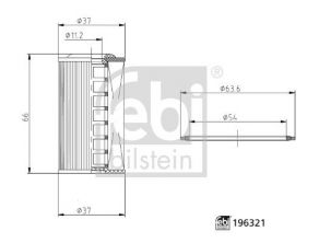 Febi 196321 - Hydraulický filter