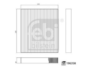 Febi 196358 - Peľový filter