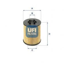 UFI 25.017.00 - Olejový filter