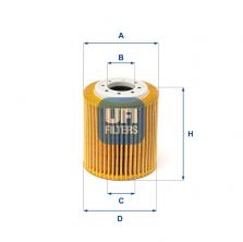 UFI 25.216.00 - Olejový filter