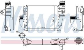 Nissens 961522 - Chladič plniaceho vzduchu -
