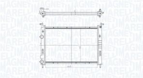 Magneti Marelli 350213196400 - Chladič vody -