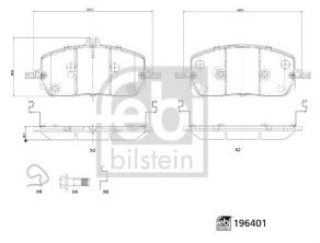 Febi 196401 - Brzdové platničky