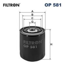 Filtron OP 581 - Olejový filter -