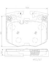 Brembo P06099NX - Brzdové platničky -