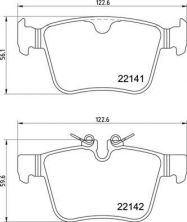 Brembo P 36 037 - Brzdové platničky -