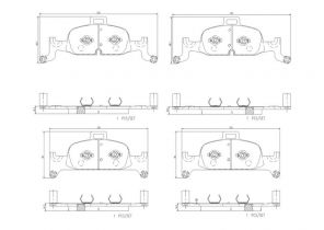 Brembo P85164NX - Brzdové platničky -