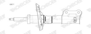 Monroe G8671 - Tlmič pruženia -