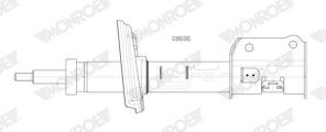 Monroe G8696 - Tlmič pruženia -