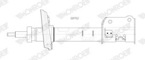 Monroe G8702 - Tlmič pruženia -