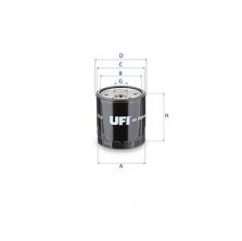 UFI 23.721.00 - Olejový filter