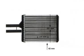 Mahle AH 145 000S - Výmenník tepla vnútorného kúrenia