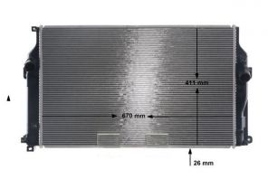 Mahle CR 2270 000S - Chladič vody -