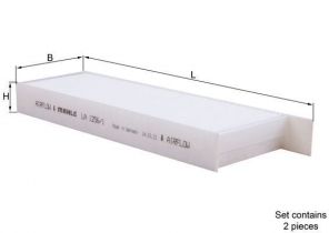 Knecht LA 1256/1/S - Peľový filter