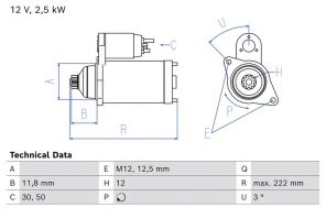 Bosch 0 986 026 450 - Štartér